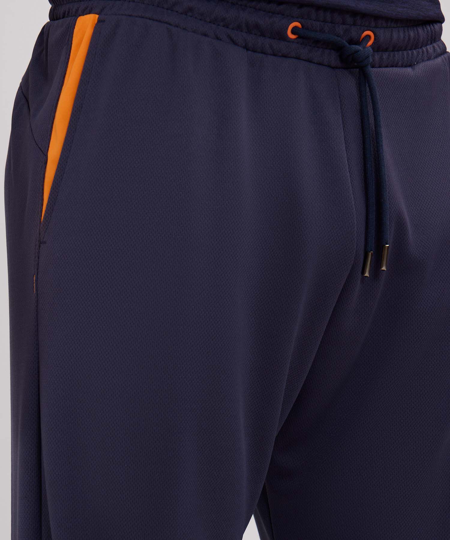 Pantalon Punto Con Cortes En Contraste
