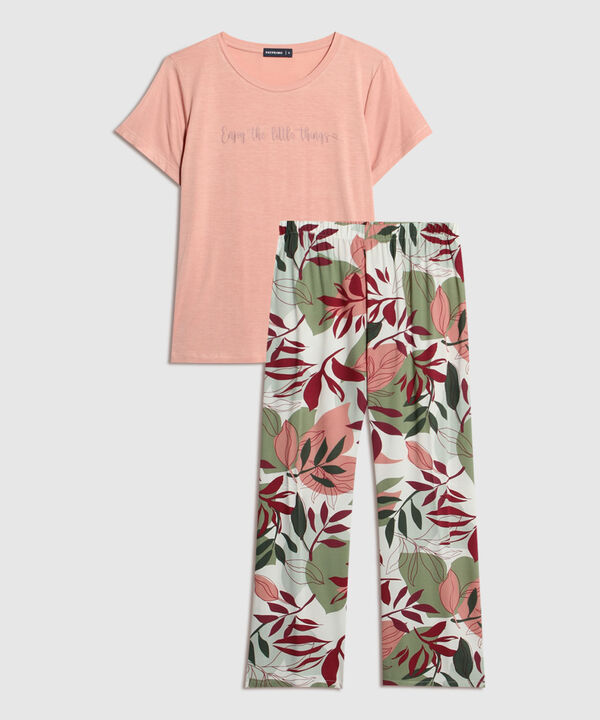 Conjunto de Pijama Estampado Floral