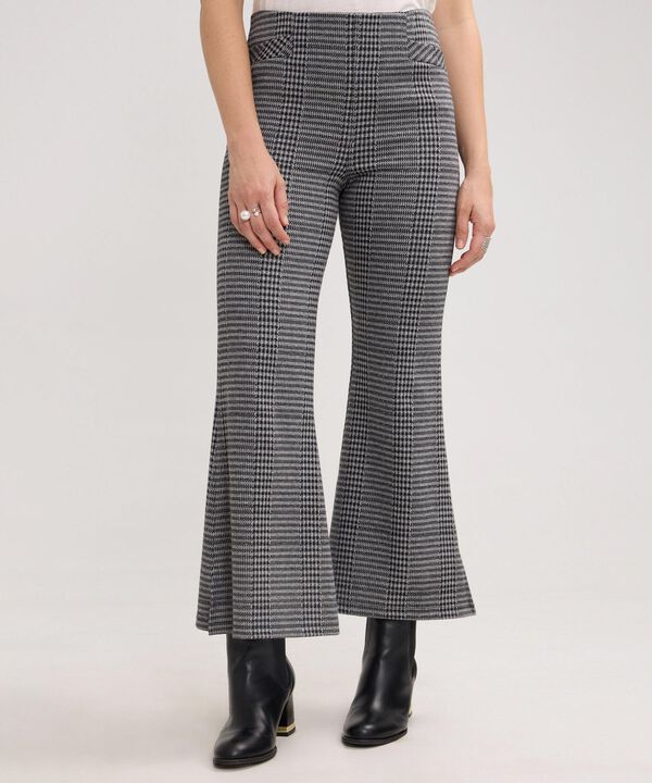 Leggins Tipo Flare Preteñido Con Ribete En Costados Y Pretina Invisible image number null