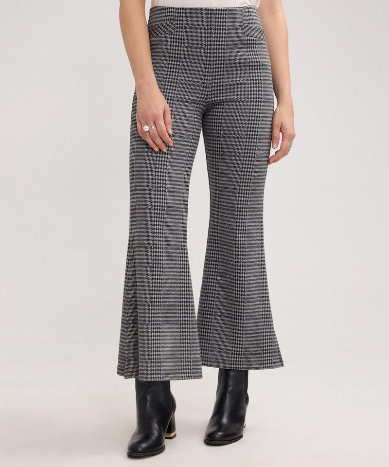 Leggins Tipo Flare Preteñido Con Ribete En Costados Y Pretina Invisible
