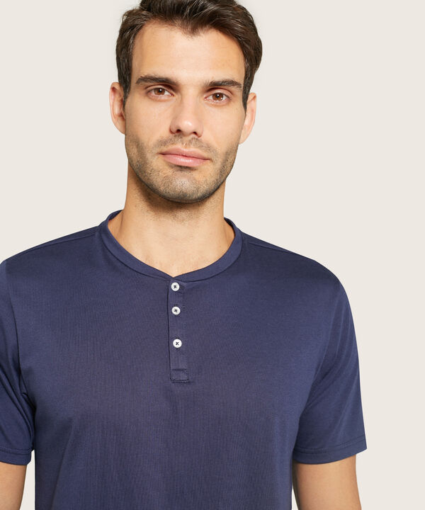 Pijama Corto Corto/ Camiseta Henley