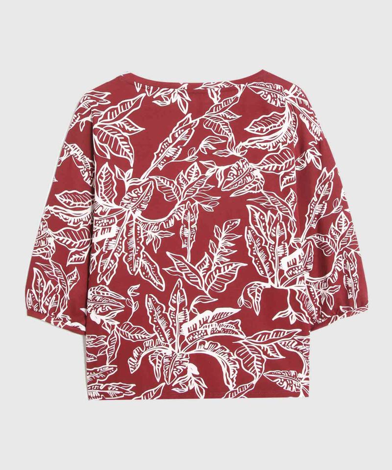 Camiseta Estampada Manga 3/4 