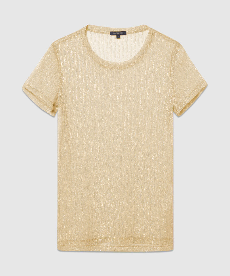 Camiseta Cuello Redondo Manga Corta Con Top Interno