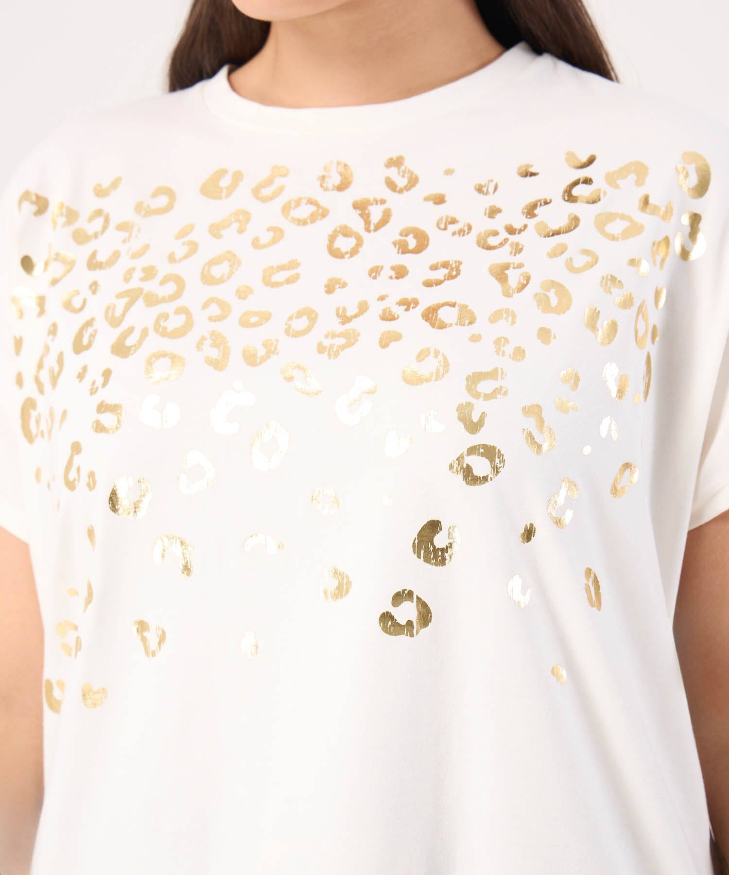 Camiseta Estampada Con Detalle
