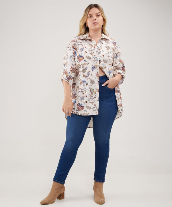 Camisa Manga 3/4 Estampada image number null