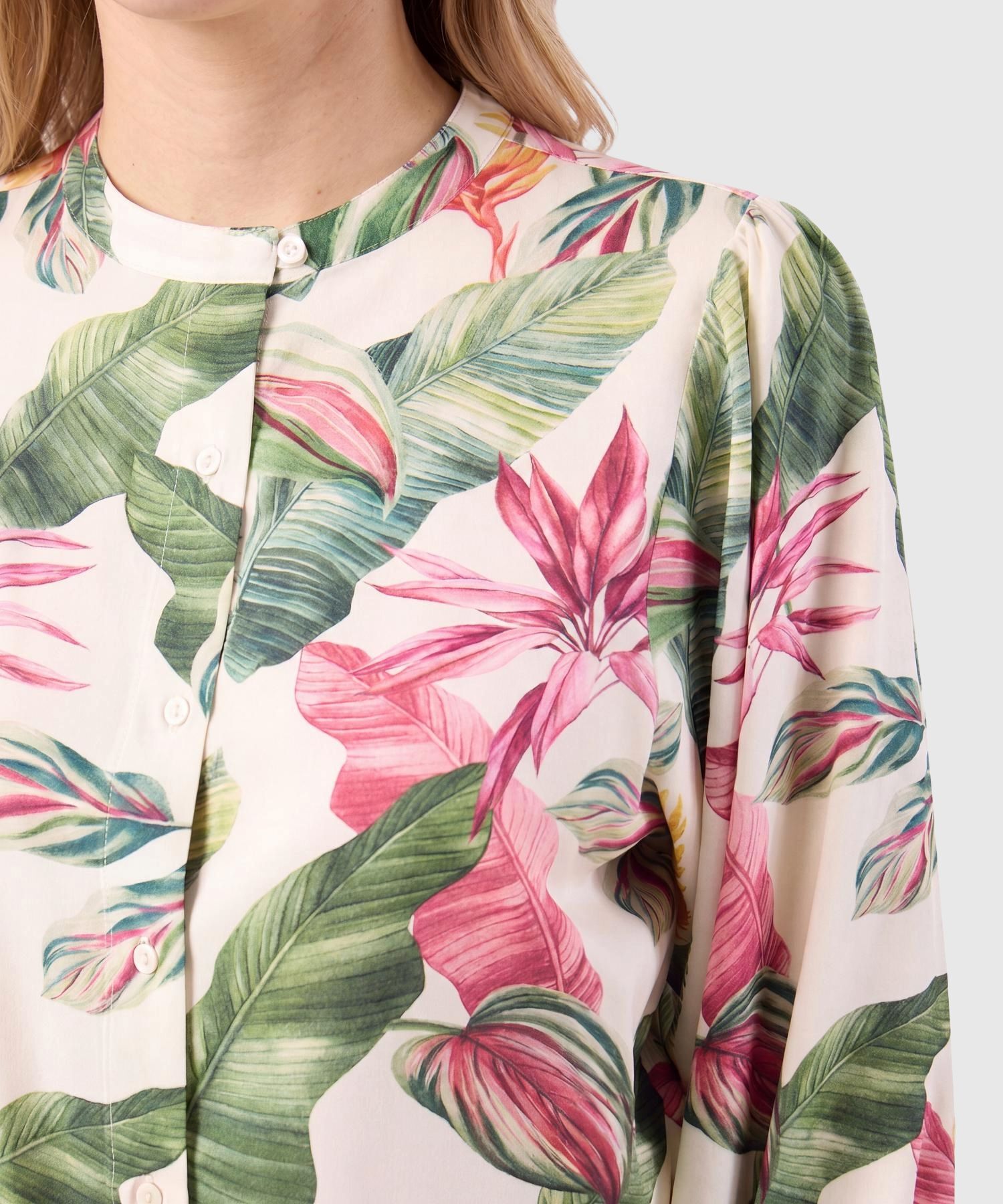Blusa Con Mangas Ajustables Para Mujer