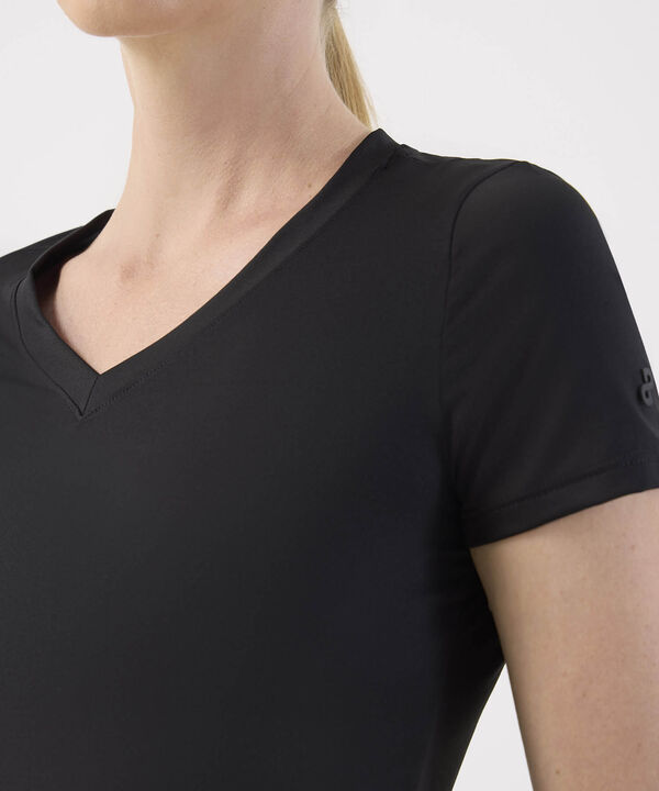 Camiseta B&aacute;sica de Cuello en V image number null