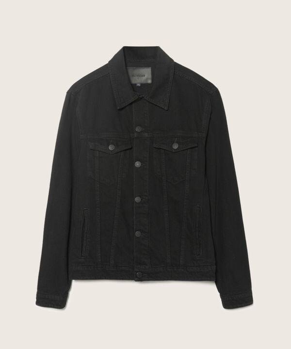 Chaqueta Trucker Tono Negro