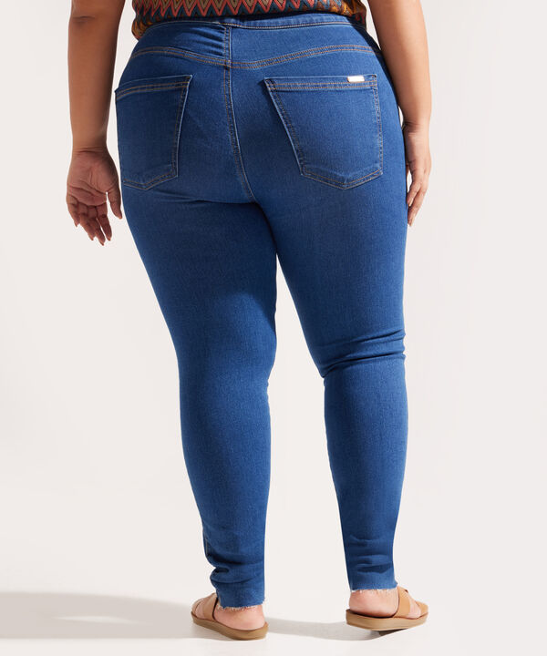 Jegging Tiro Alto con Guardapolvos
