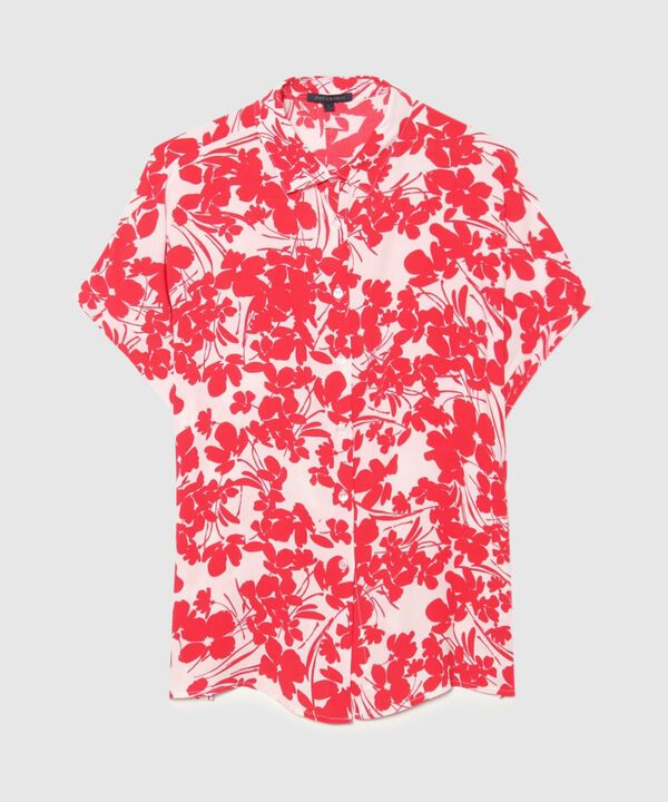 Camisa Manga Corta Corrida Estampada