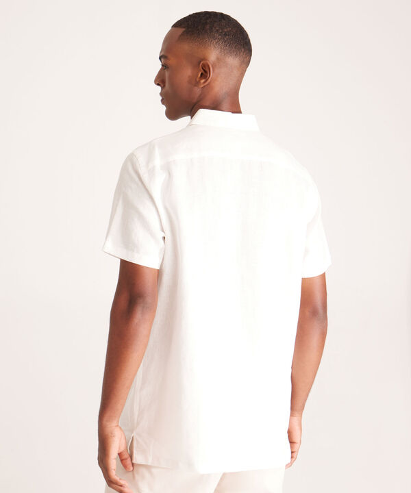 Camisa Guayabera Manga Corta Cuello Camisero