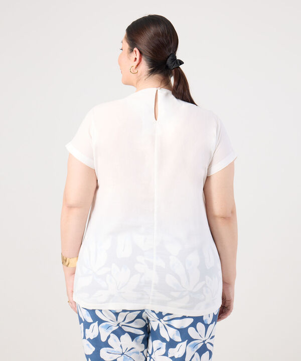 Camiseta Manga Corta Cuello Redondo Mujer Curvy