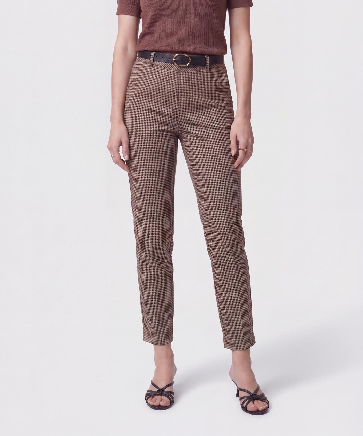 Pantal&oacute;n Chino Con Pasadores Para Mujer