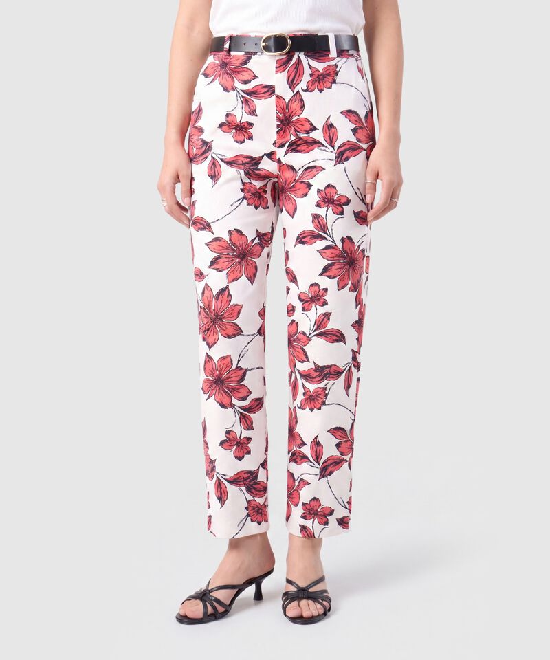 Pantal&oacute;n Recto de Tiro Alto Mujer