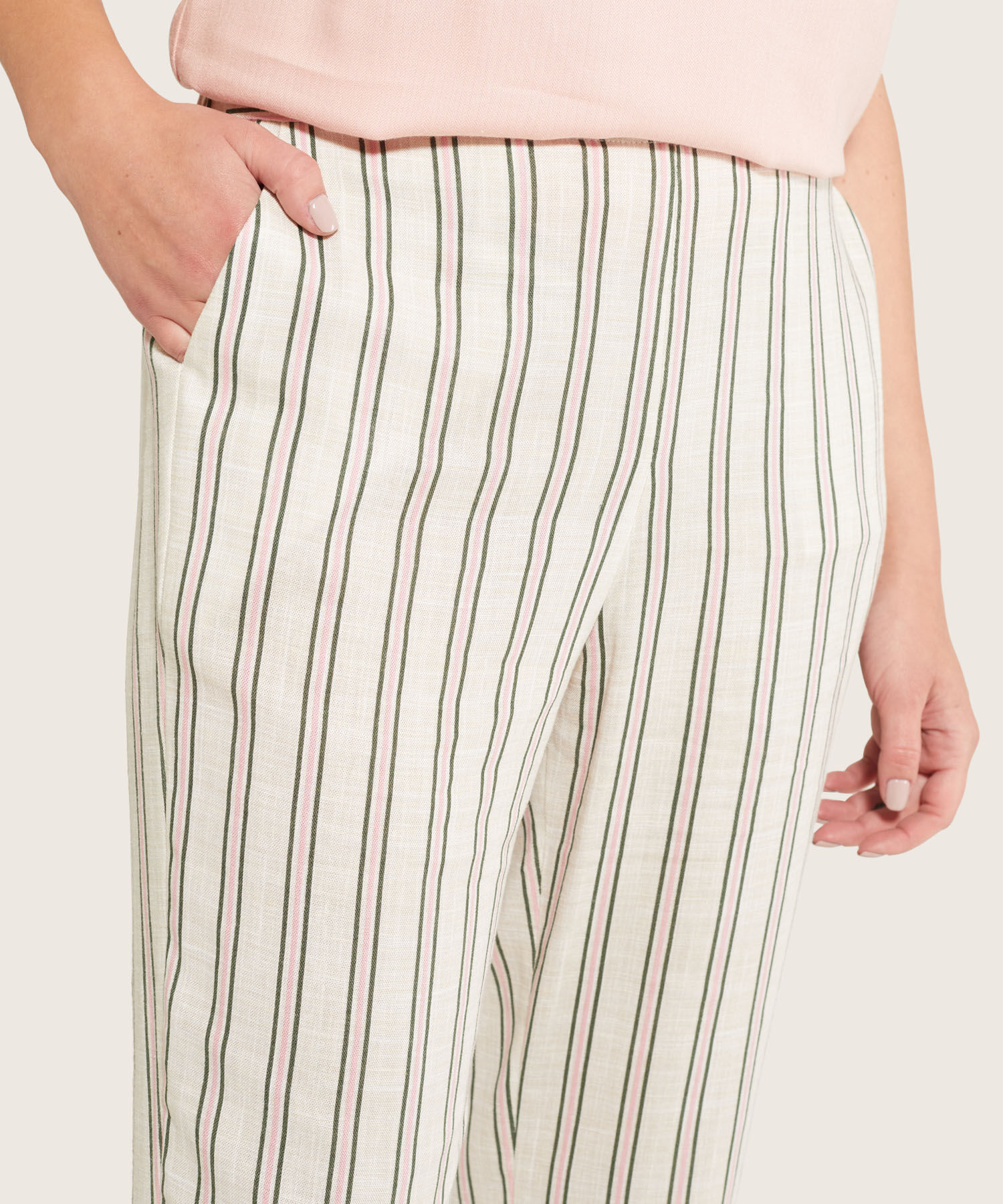 Pantalón Capri Preteñido
