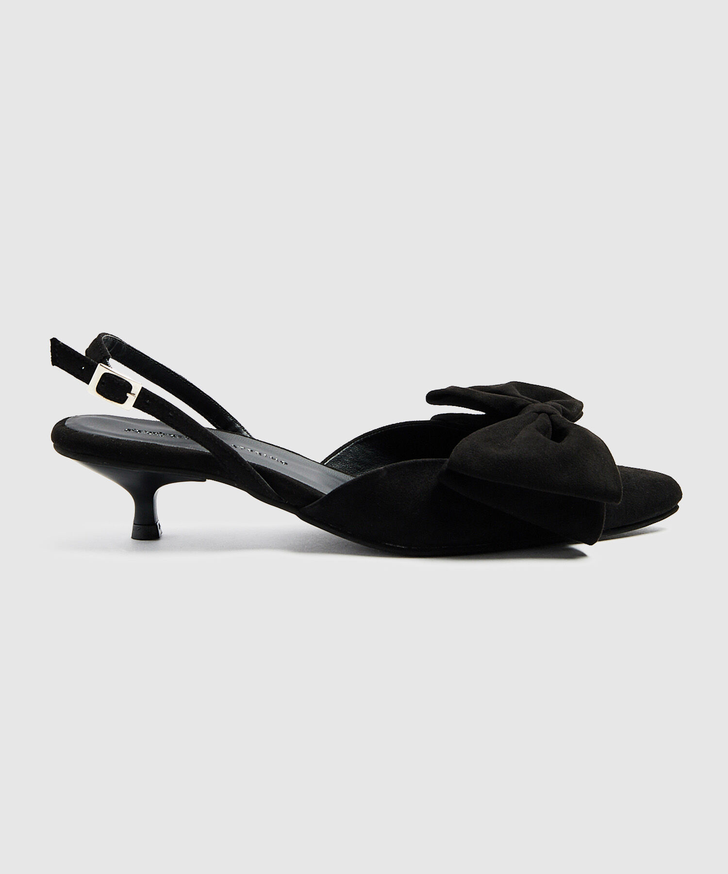 Tacones Gamuzados con Moño Sisterly Style