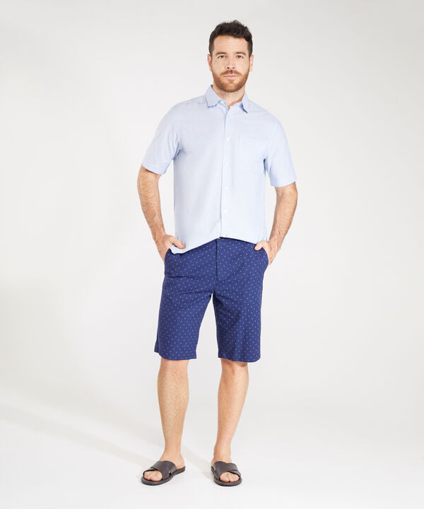 Bermuda Estampada Tipo Chino Con Cordón Interno Ajustable