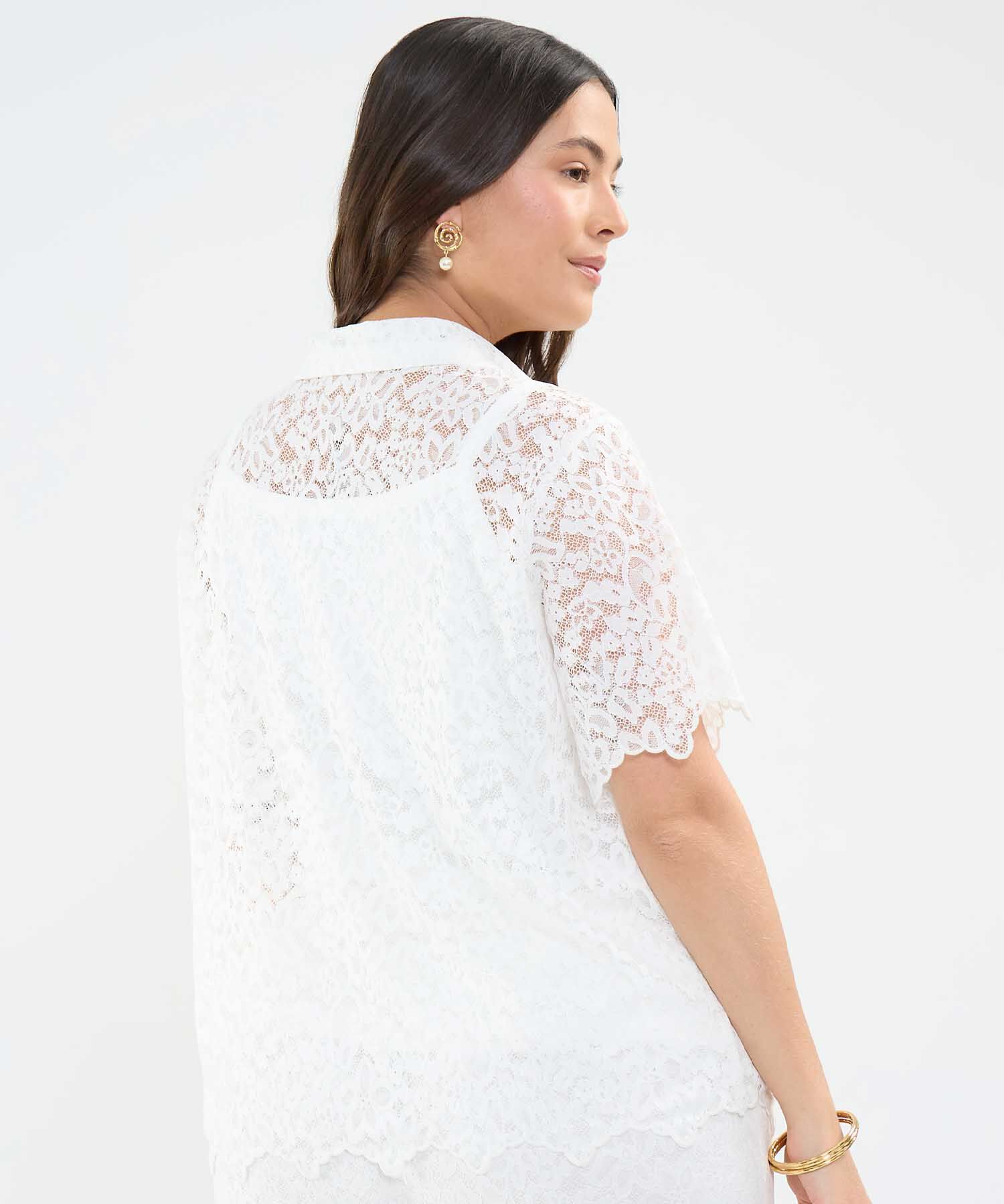 Camisa en Encaje