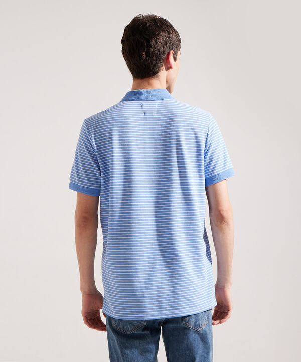 Polo Cuello Tejido Preteñido Bicolor Continuo image number null