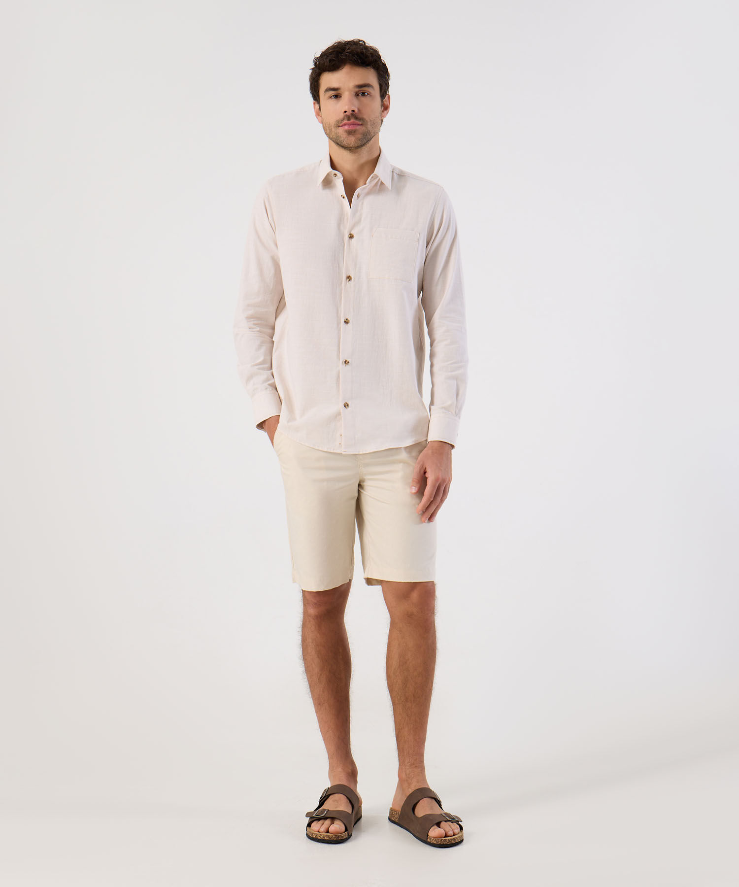 Bermuda Casual Con Pretina El&aacute;stica