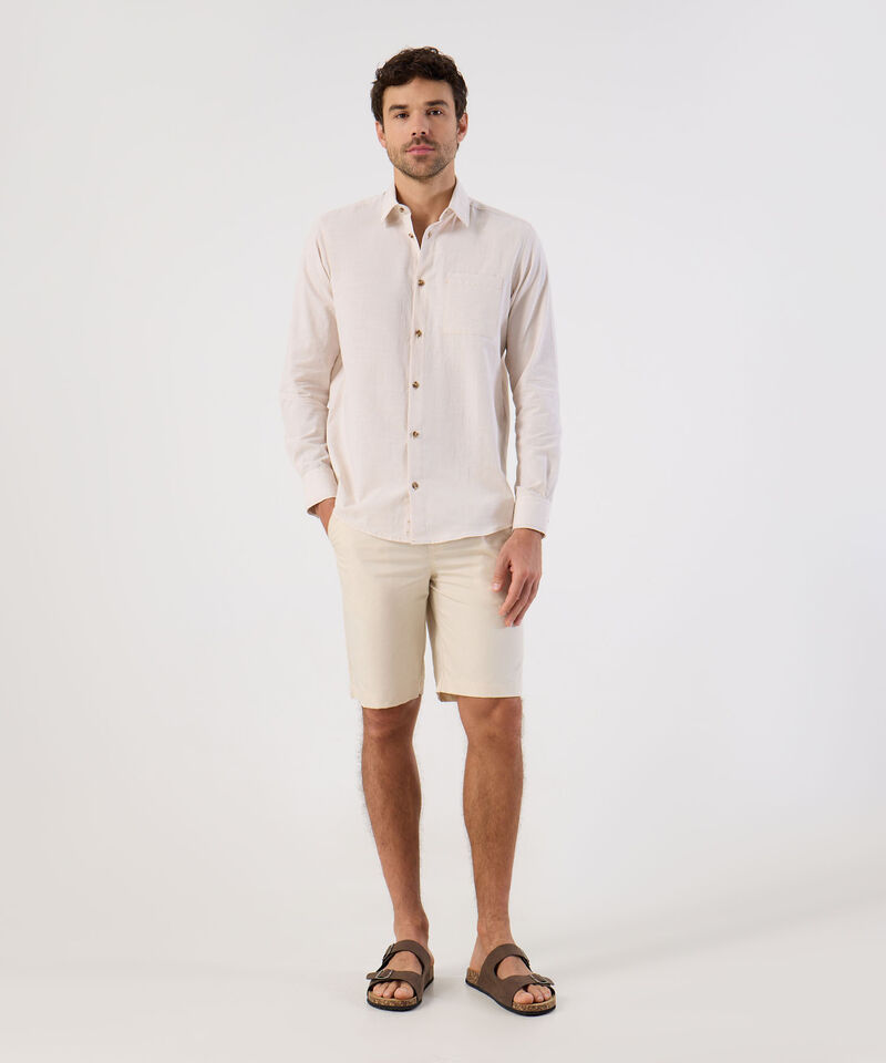 Bermuda Casual Con Pretina El&aacute;stica