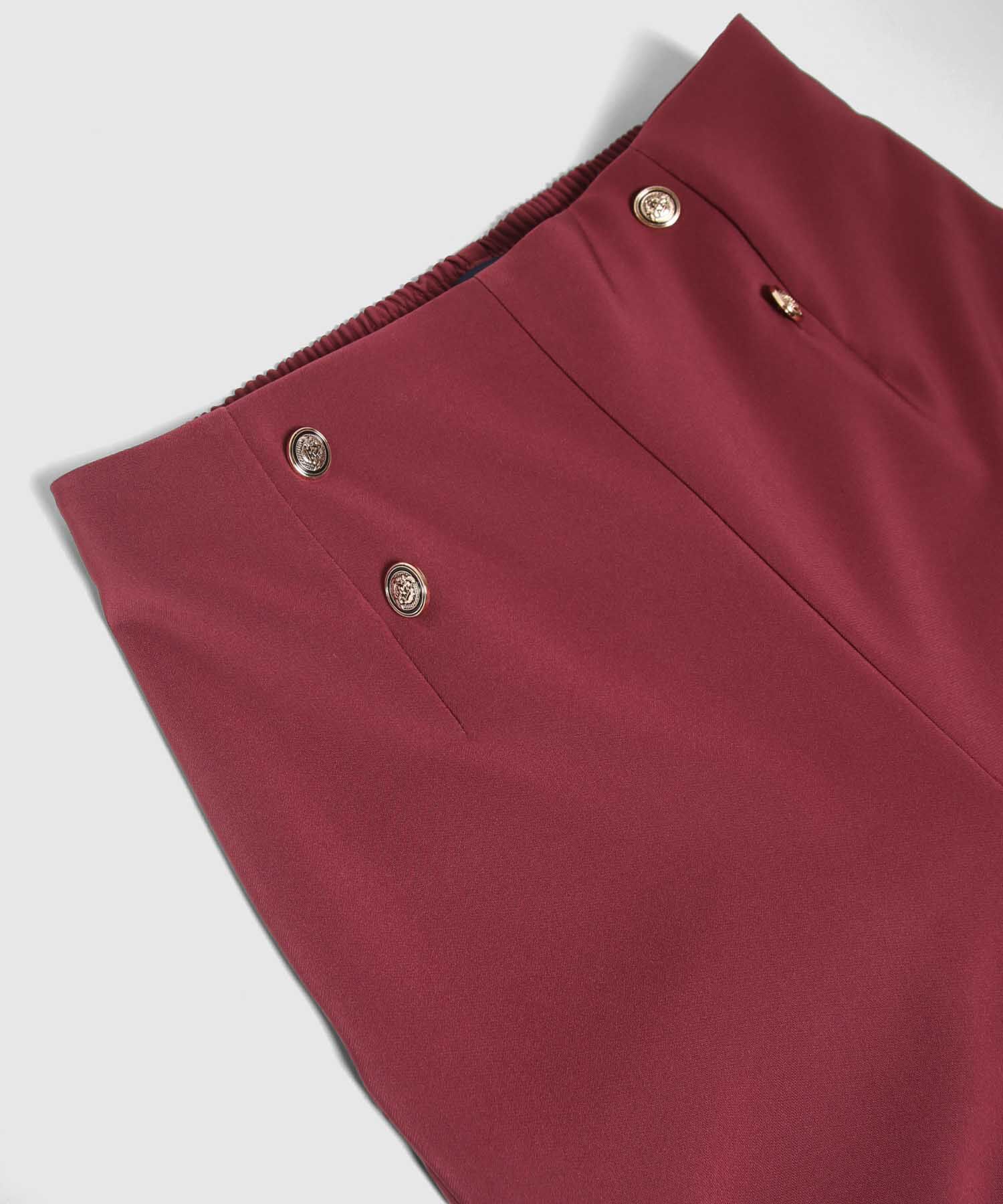 Pantalón Casual Con Botones