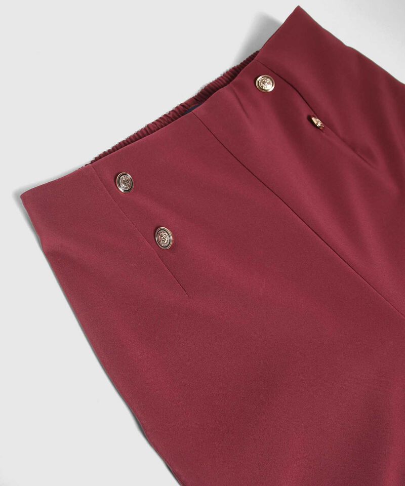 Pantalón Casual Con Botones