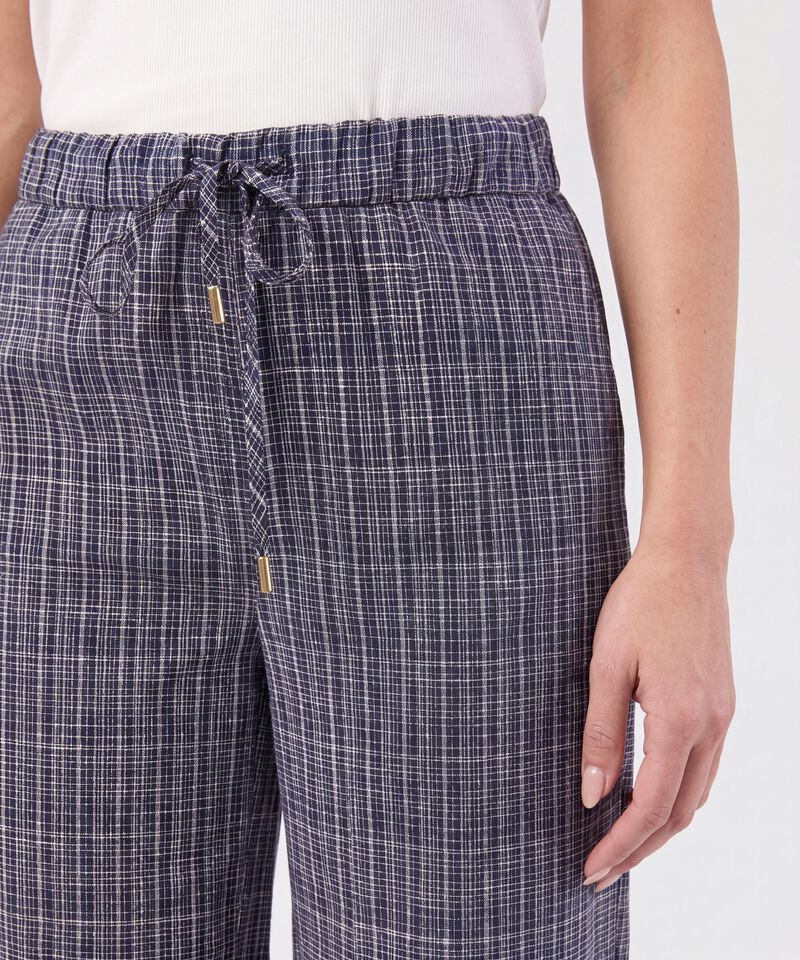 Pantal&oacute;n De Bota Ancha Con Cord&oacute;n Para Mujer