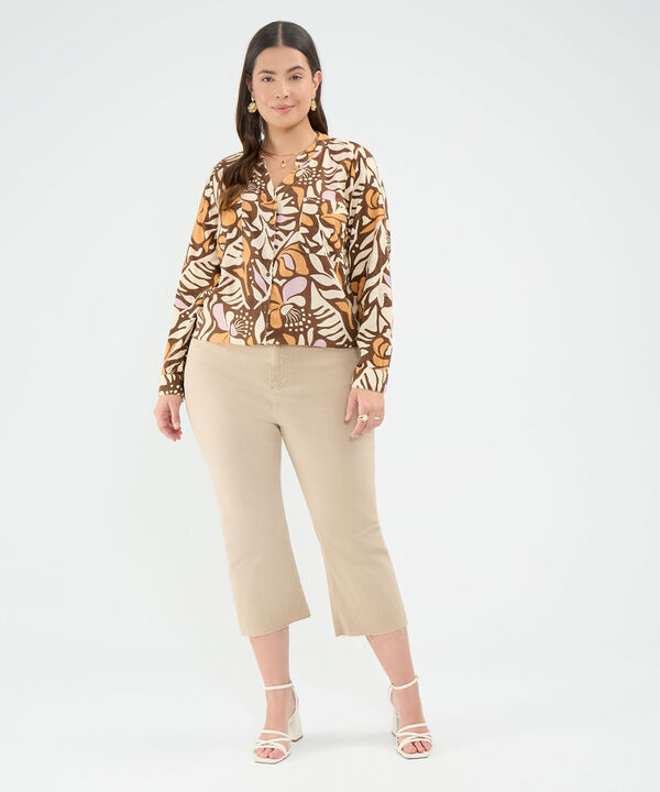 Blusa Estampado Botánico image number null