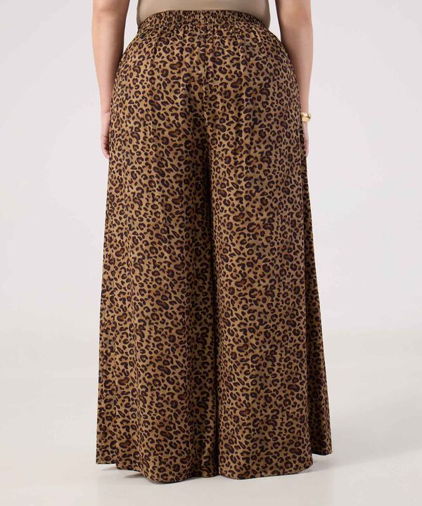 Pantalon animal print para mujer curvy