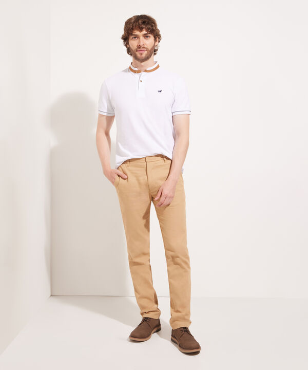 Pantalón Chino Con Detalles De Pretina image number null