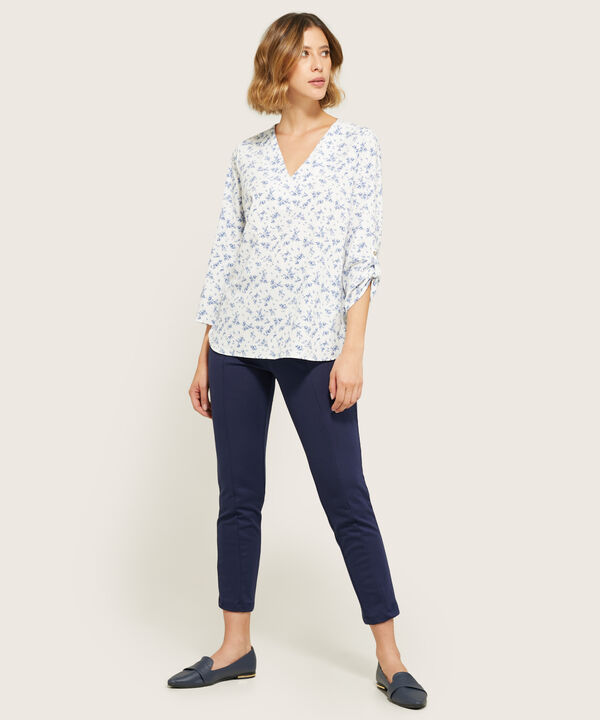 Blusa Estampada Manga ¾