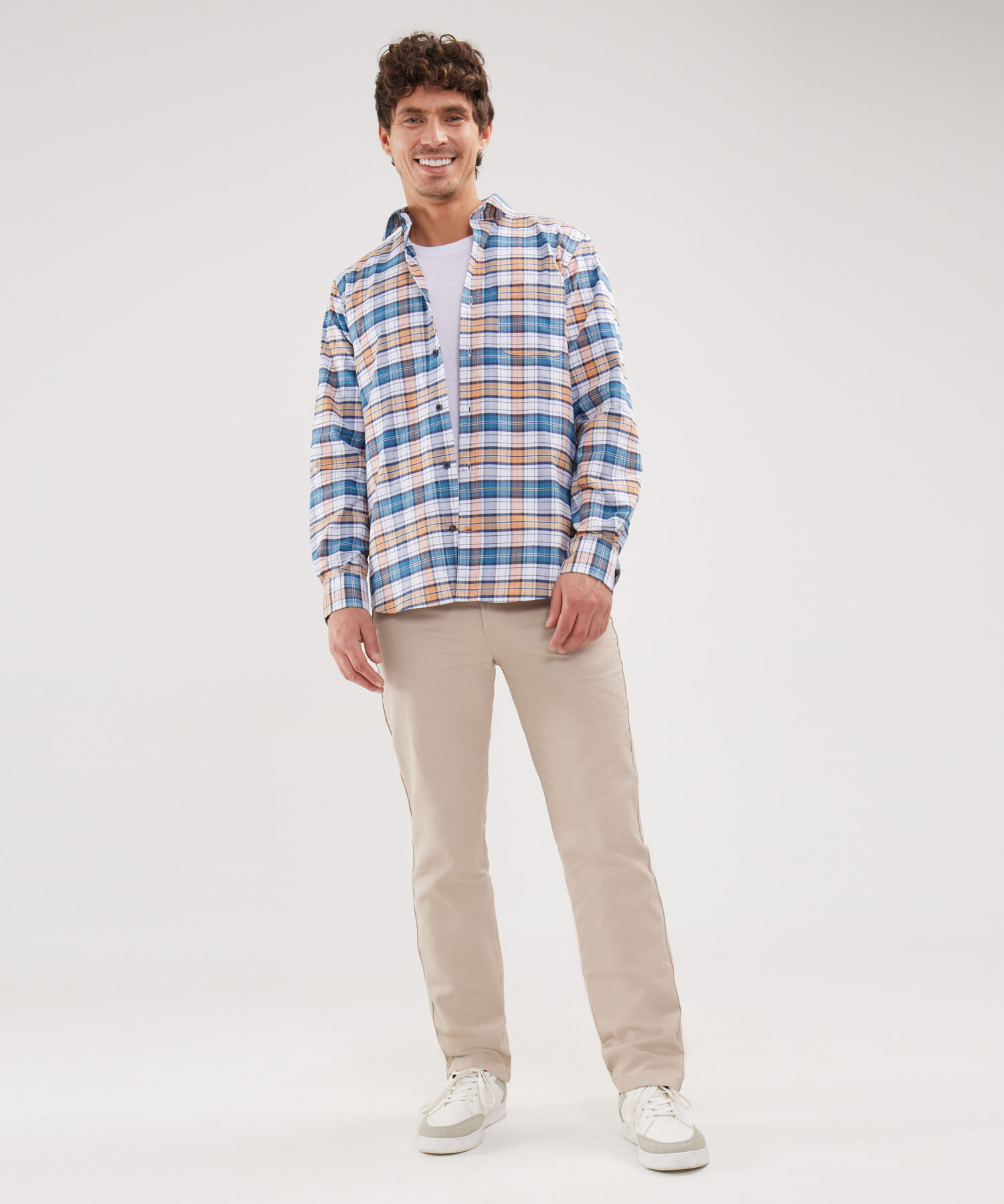 Camisa Manga Larga Preteñido