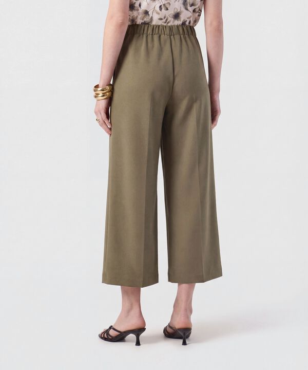 Pantal&oacute;n Culotte De Tiro Alto Para Mujer