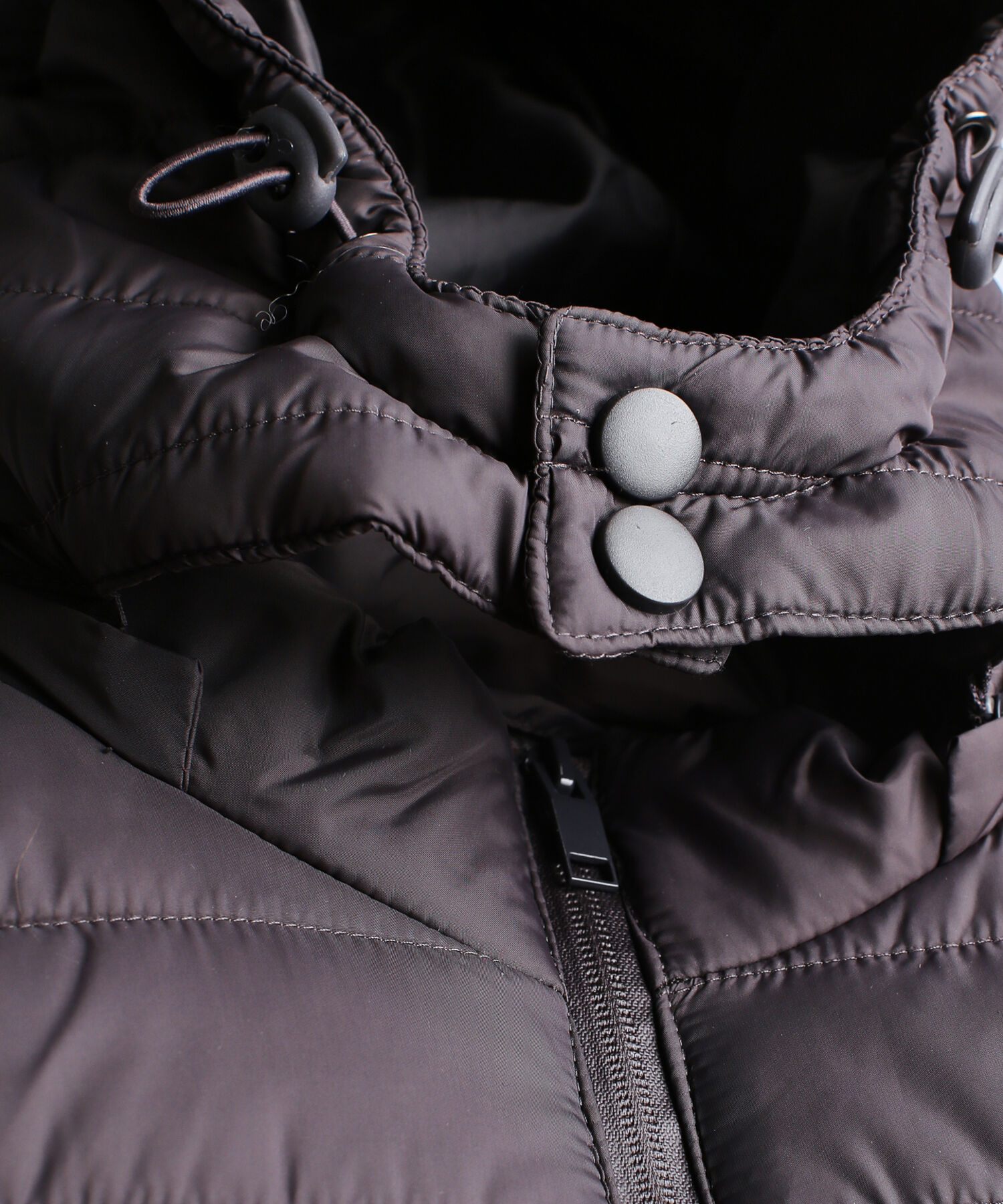 Chaqueta Acolchada Con Capota