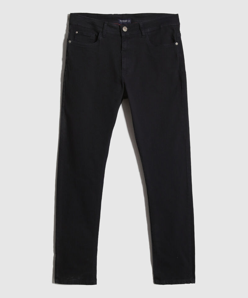 Jeans Slim Tono Azul Oscuro