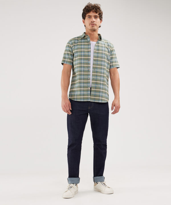 Camisa Manga Corta Slim Sin Bolsillo image number null