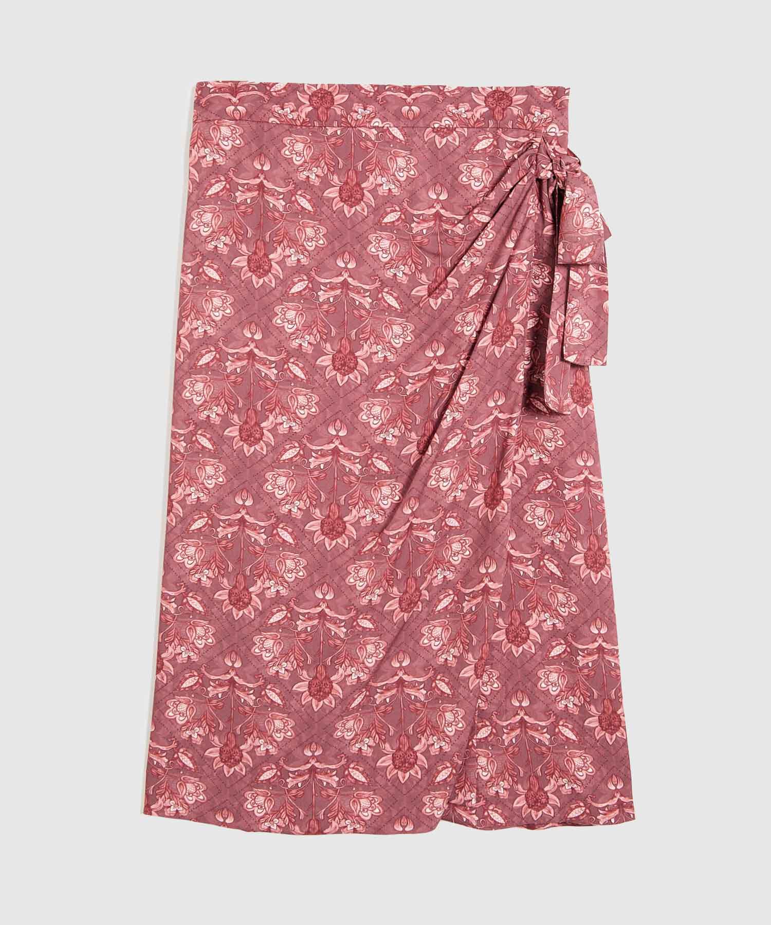 Falda Estampada Para Mujer