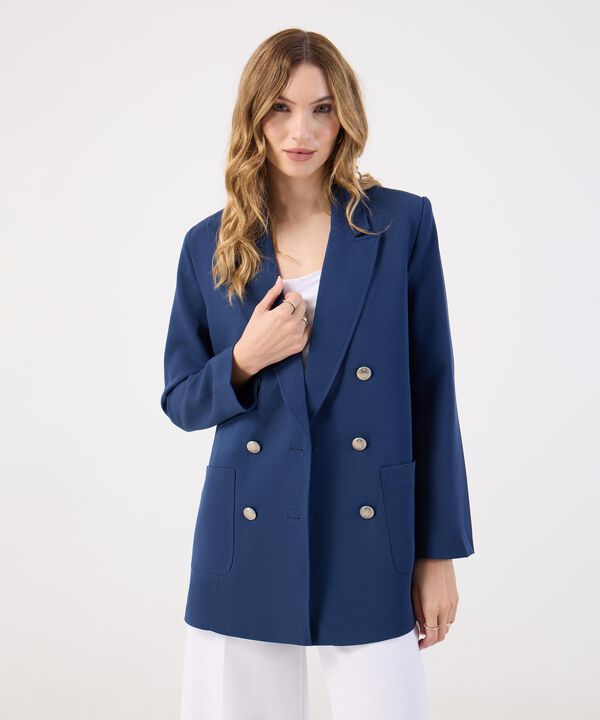 Blazer Cruzado de Doble Botonadura