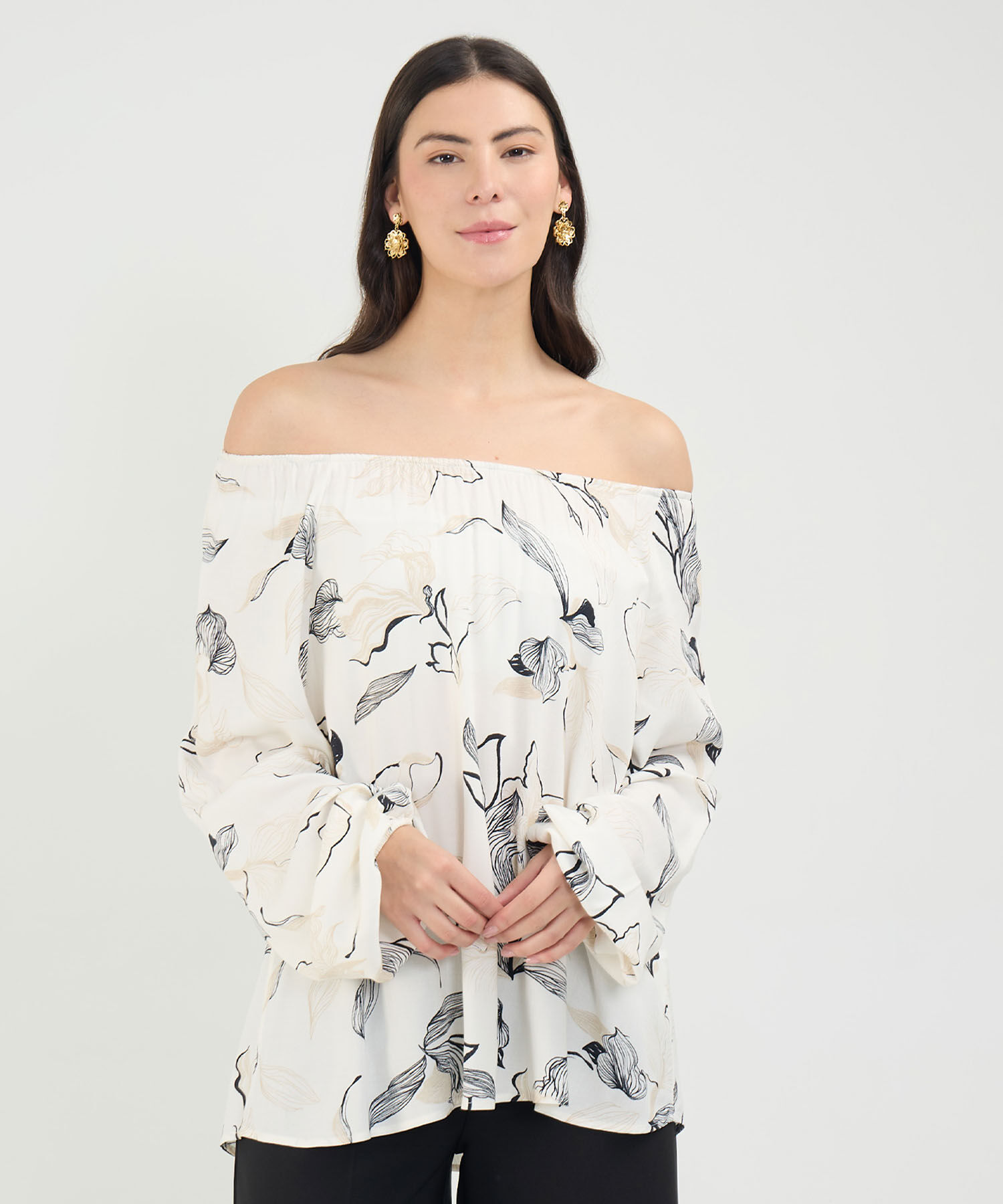 Blusa Estampado Botánico