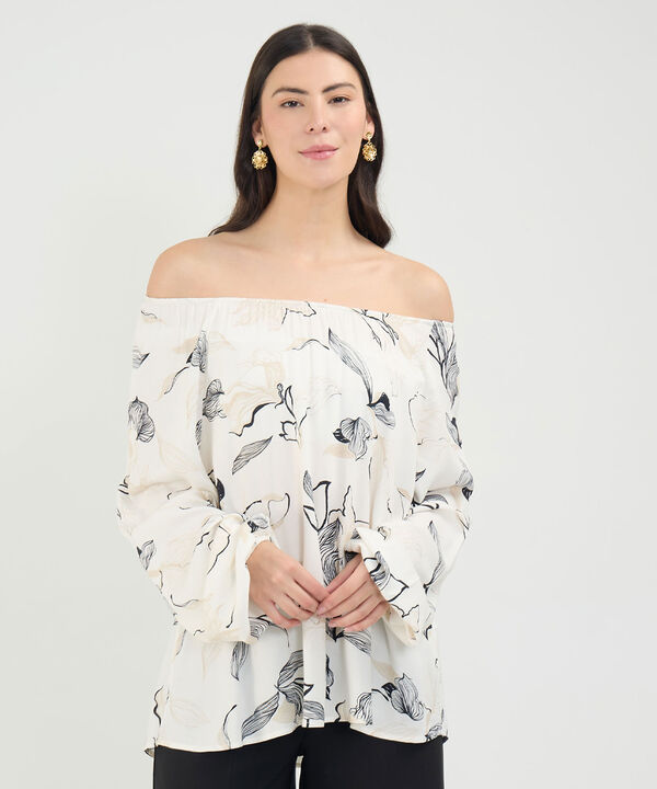 Blusa Estampado Botánico