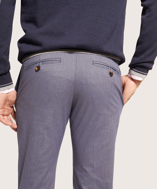 Pantalón Chino Preteñido Rayas