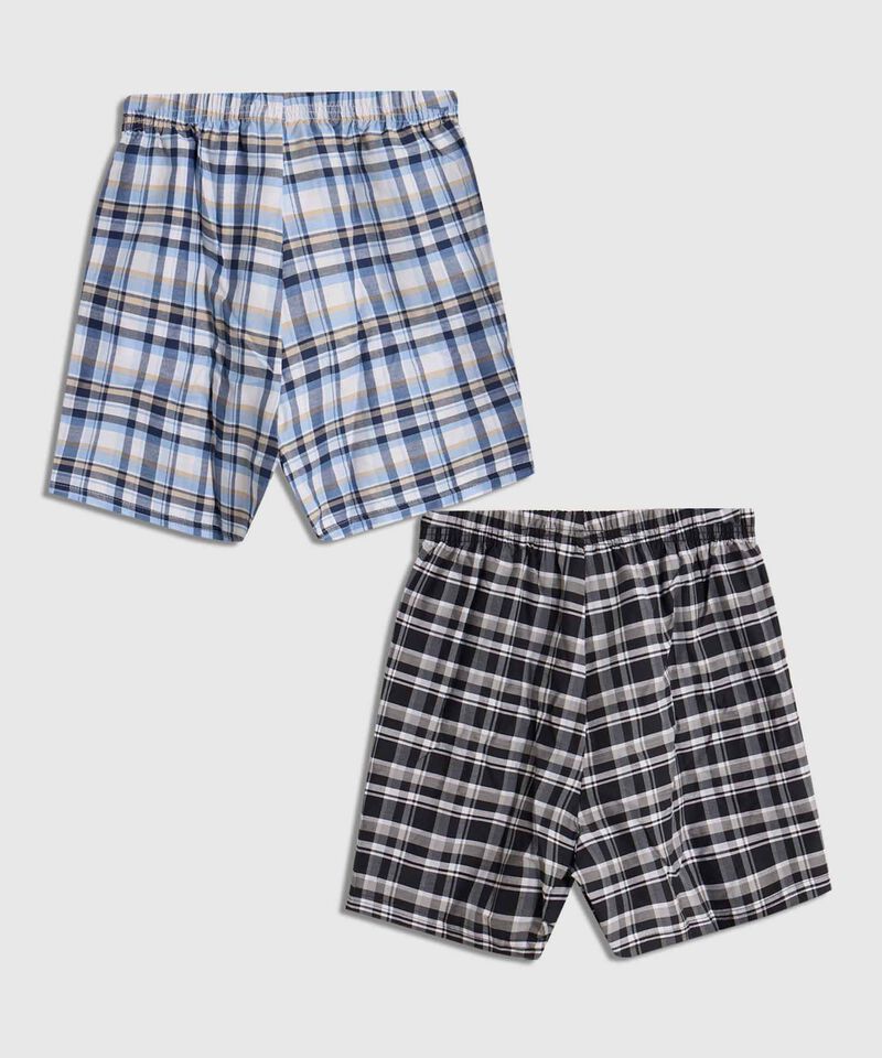 Pack x2 B&oacute;xers Sueltos con Bot&oacute;n para Hombre