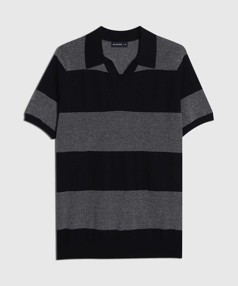 Polo Tejida a Rayas