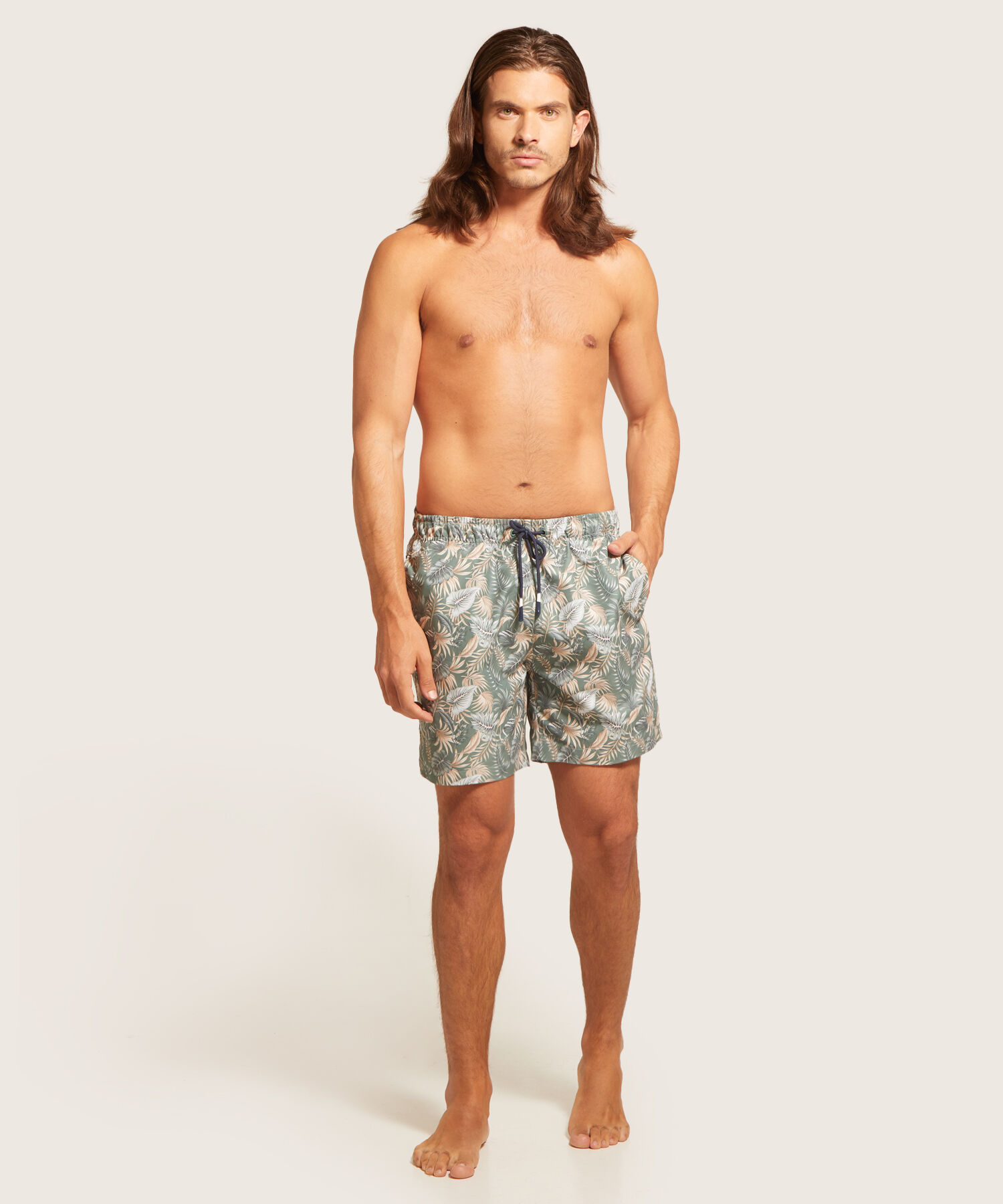 Bermuda Playera Estampada Y Con Cordon Ajustable