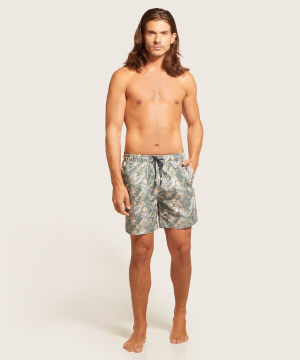 Bermuda Playera Estampada Y Con Cordon Ajustable