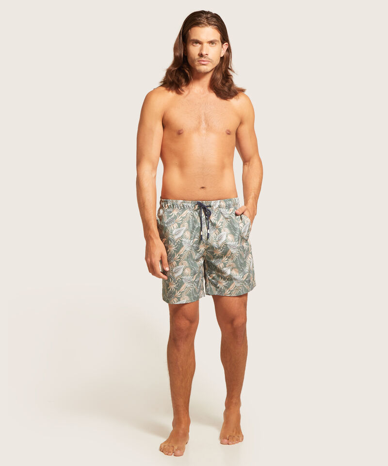 Bermuda Playera Estampada Y Con Cordon Ajustable