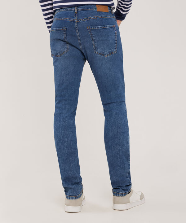 Jean Slim Tono Azul Medio