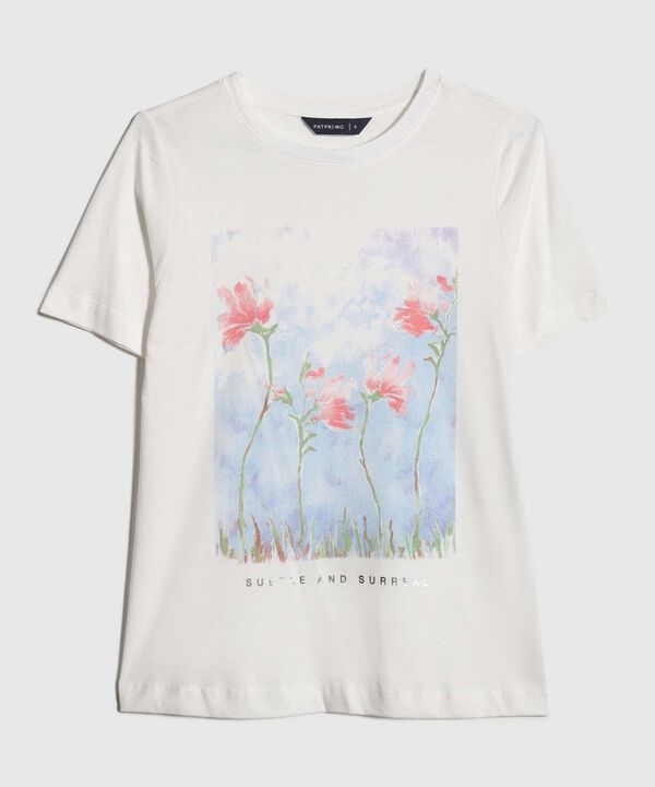 Camiseta Estampado Floral