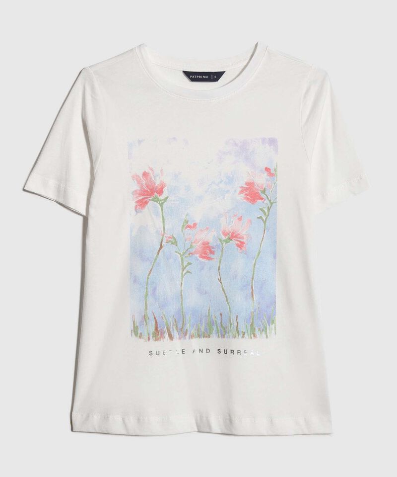 Camiseta Estampado Floral